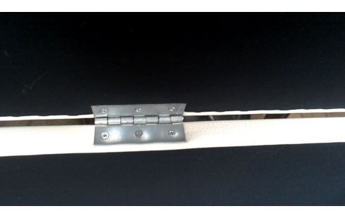 CAISSE, , BANC OBLONGUE GRAND BLANCHE SIMILI CUIR