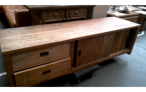 MEUBLE TELE TECK 2 TIROIRS