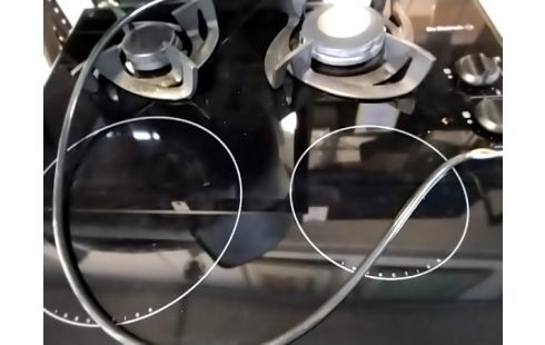 PLAQUE DE CUISSON DE DIETRICH 2 GAZ 2 INDUCTION