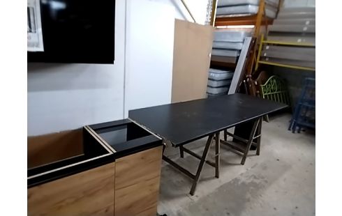 PLAN DE TRAVAIL GRANIT NOIR 200X80X70