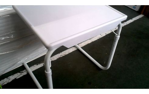 TISCH, , BETT WEISS METALL PVC KLAPPBAR