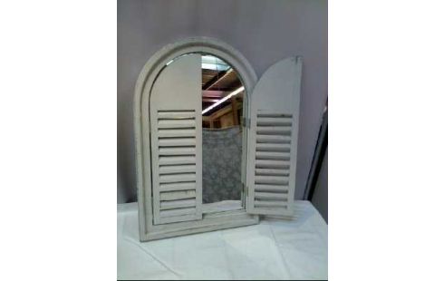 SPIEGEL WEISS 2-FENSTERTÜREN