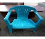 CHAISE ENFANT PVC BLEUE