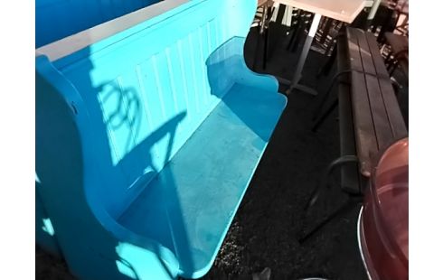 BANC BOIS BLEU