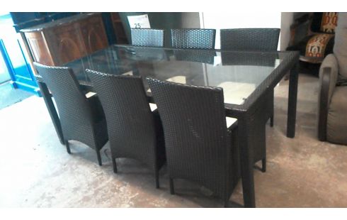 TABLE DE JARDIN + 6 FAUTEUILS