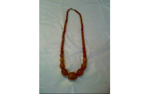 KETTE BERNSTEIN PERLEN BUTTERSCOTCH