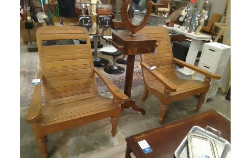 FAUTEUIL BOIS EXOTIQUE