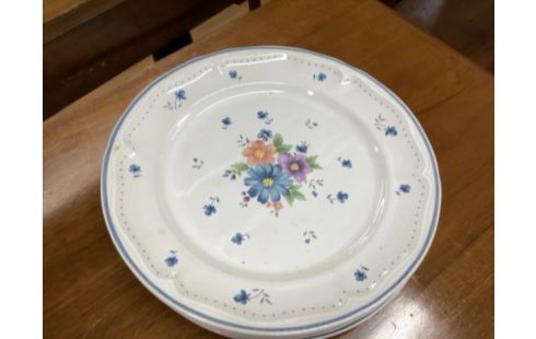 ASSIETTE PROVINCIAL BLEUE lot de 4