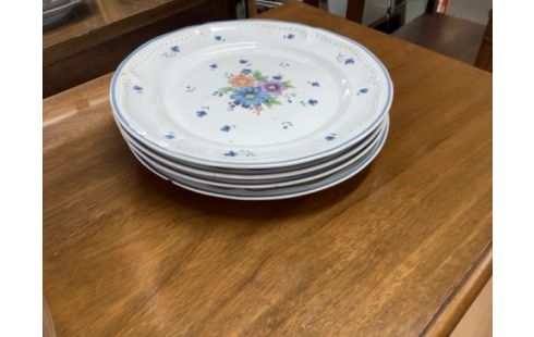 ASSIETTE PROVINCIAL BLEUE lot de 4