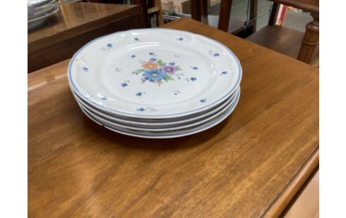 ASSIETTE PROVINCIAL BLEUE lot de 4