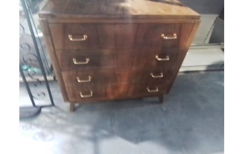 COMMODE PIEDS COMPAS 4 TIROIRS