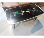 TABLE BASSE VINTAGE NOIRE