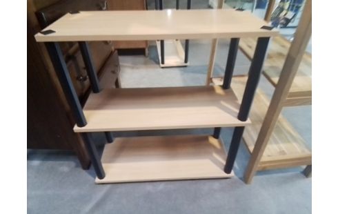 ETAGERE DE RANGEMENT DECOR BOIS ET PVC