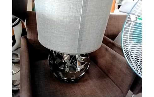 LAMPE DECO MODERNE ARGENTÉ