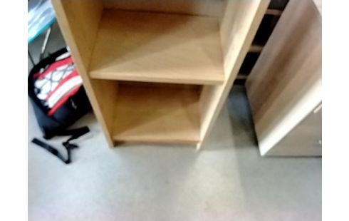 ETAGERE DE RANGEMENT MELAMINE CLAIR