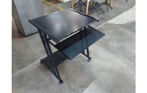 BUREAU INFORMATIQUE NOIR EN L'ETAT