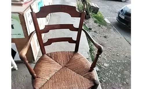 FAUTEUIL PAILLE BOIS