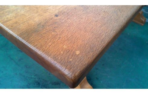 MESA DE COMEDOR MONASTERIO ESTILO RÚSTICO MACIZO ROBLE