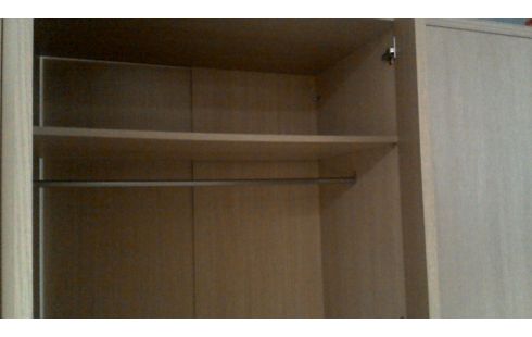 PENDERIE 3 PORTES 2 TIROIRS, , BOIS LOOK GRIS