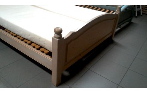 LIT 160X200 PIN CERUSE MET, , MATELAS