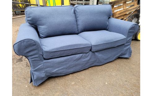 CANAPE TISSU BLEU 2 PLACES ERKTORP IKEA