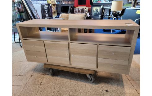 MEUBLE BAS ASPECT CHENE BLANCHI