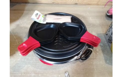 APPAREIL A RACLETTE MOULINEX 6 PERS ÉTAT NEUF