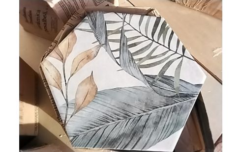 CARRELAGE HEXAGONAL LE LOT DE 4 PAQUETS