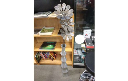 DECORATION METAL + FLEURS