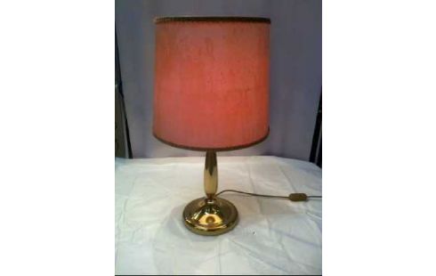 TISCHLAMPE 1-LEUCH. FUß GOLDFARBEN