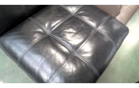FAUTEUIL 1 PLACE NOIR CUIR