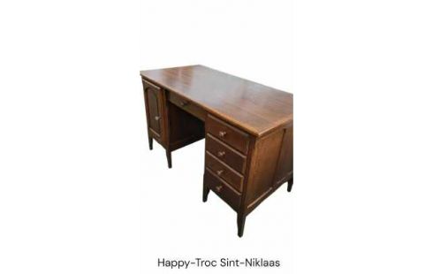 SCHREIBTISCH EICHE 1 TÜR 5 SCHUBLADEN