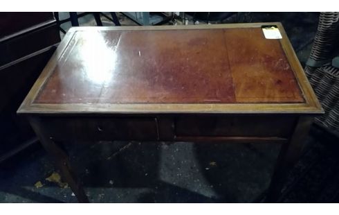 BUREAU TAPISIER ANGLAIS 2 TIROIRS