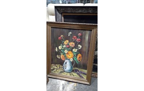 NATURE MORTE CADRE DORÉ