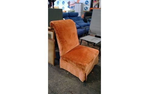 CHAUFFEUSE EN VELOUR ORANGE