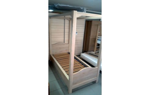 LIT 90X200, , LIT A BALDAQUIN, , BOIS LOOK