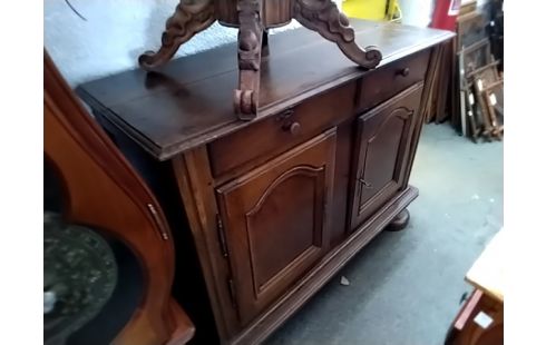 BUFFET BAS 2 PORTES 2 TIROIRS ANCIEN .