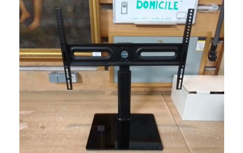 SUPPORT TELEVISEUR VERRE TREMPÉ NOIR