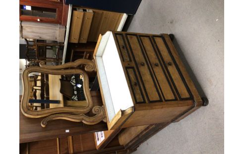 COMMODE + MIROIR STYLE NAPOLEON III