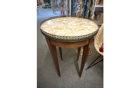 TABLE BOUILLOTTE MARBRE