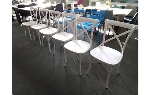 6 CHAISES STYLE BISTRO