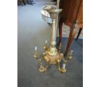 LUSTRE BOIS DORE GRAND MODELE