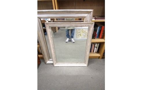 MIROIR PATINE ARGENTE