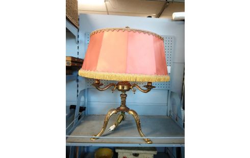 LAMPE CERAMIQUE ABAT JOUR TISSU