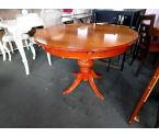 TABLE RONDE 1 ALLONGE BOIS RUSTIQUE