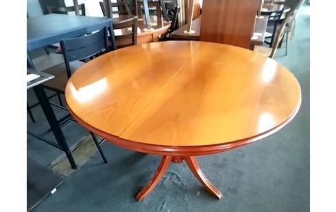 TABLE RONDE 1 ALLONGE BOIS RUSTIQUE