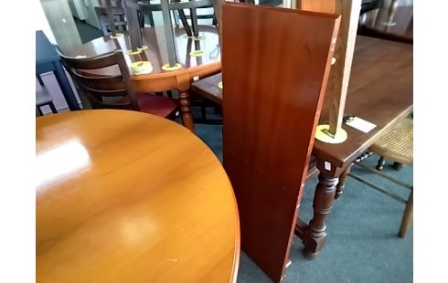 TABLE RONDE 1 ALLONGE BOIS RUSTIQUE