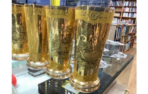 SERVICE VERRE DORÉE X6