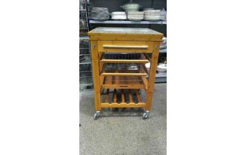 DESSERTE A ROULETTES  BILLOT BOUC DESSUS