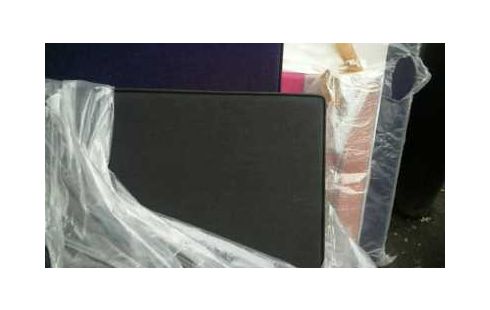 TETE DE LIT GRISE LIT 140 MONSIEUR  MEUBLE